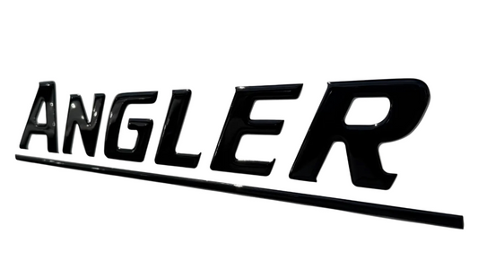 Angler Domed Sticker